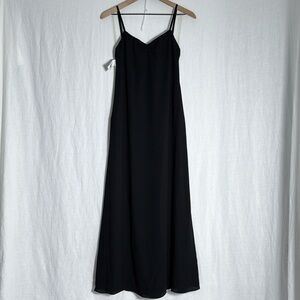 Fame and Partners Long Black Formal Dress Low Back Size 4